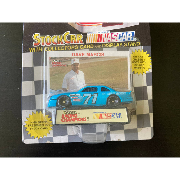 NIB Vintage NASCAR Racing Champions Diecast Stock Car Dave Marcis - Picture 2 of 5
